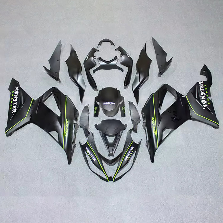 インジェクションフェアリングキット ボディワーク プラスチック ABS カワサキ ZX6R 636 2013-2018 に適合