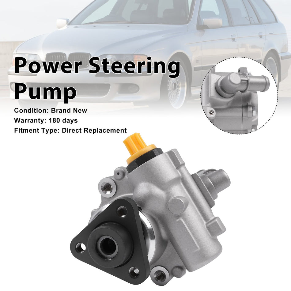 パワーステアリングポンプ 32411092742 BMW E39 520i 523i 525i 530i 1996-2004 に適合 (コピー品)