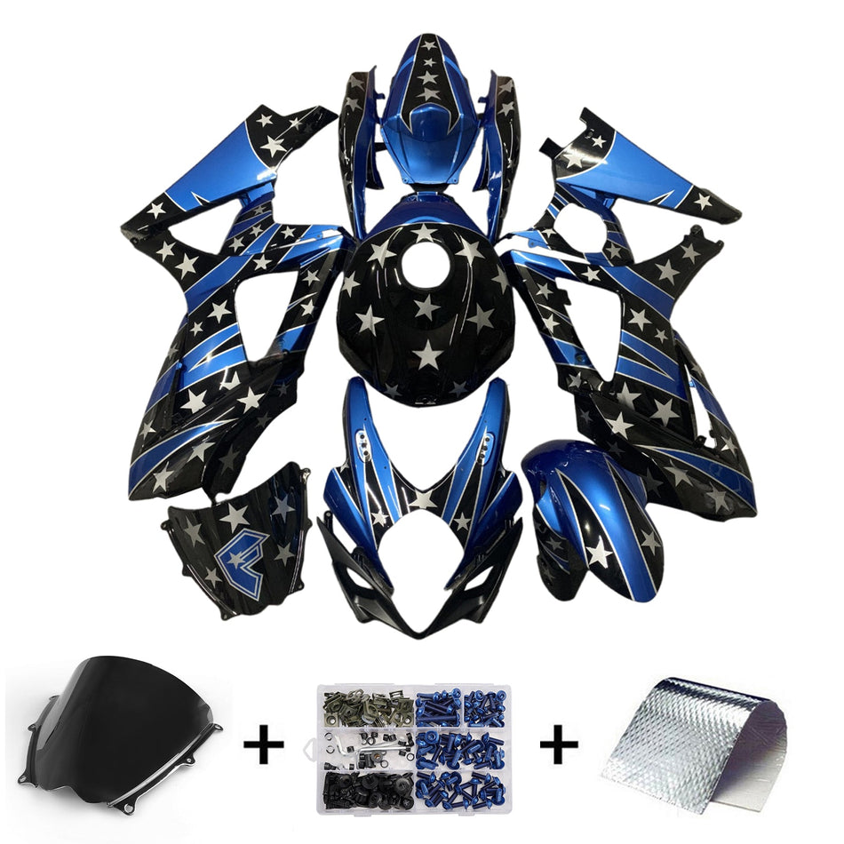 スズキ GSXR1000 2007-2008 K7 用 インジェクションフェアリングキット ボディワーク プラスチック ABS