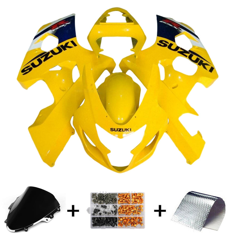2004-2005 スズキ GSXR 600/750 K4 インジェクションフェアリングキット ボディワーク プラスチック ABS