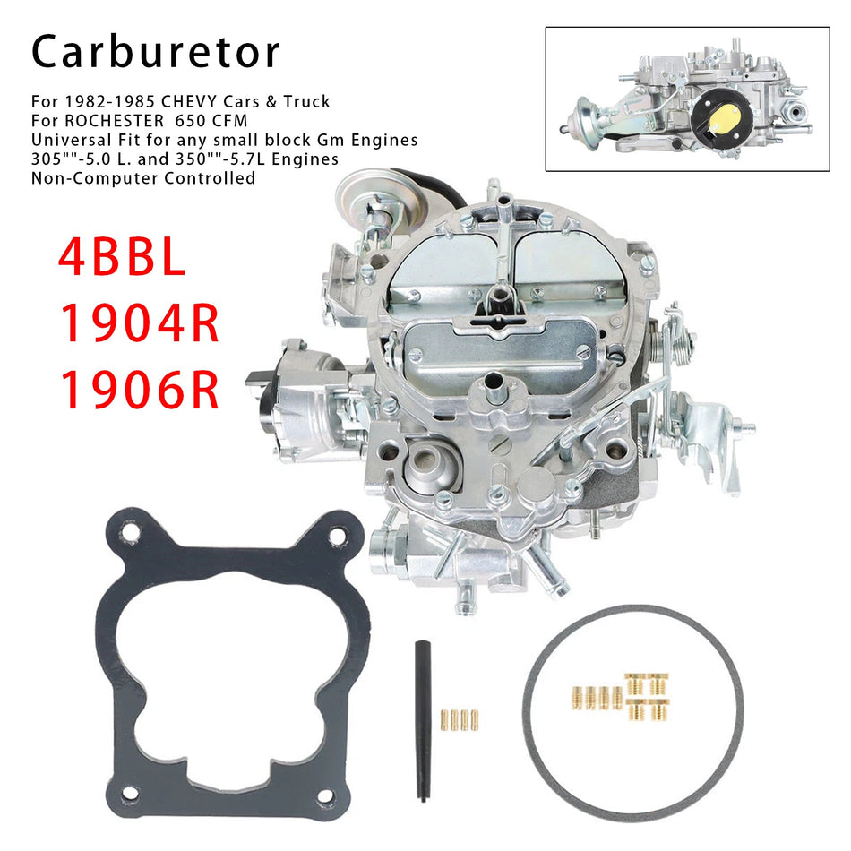 1982-1985 シボレー カーズ＆トラック キャブレター 4BBL 1904R 1906R