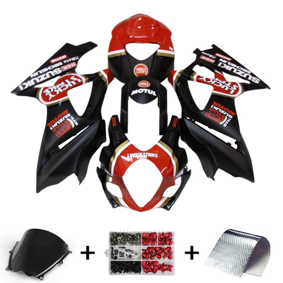 2007-2008 スズキ GSXR1000 K7 フェアリングキット ボディワーク プラスチック ABS
