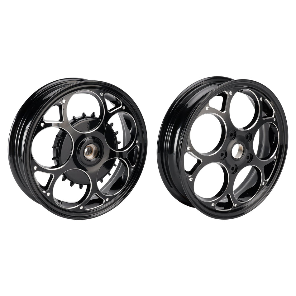 3.0x12インチ フロント+リア チューブレスホイールリムセット Vespa Primavera/Sprint 50-150cc用