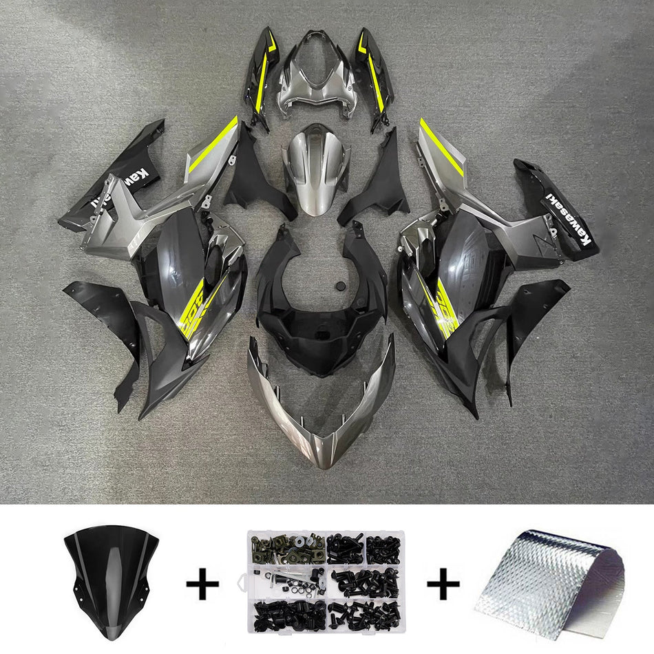 インジェクションフェアリングキット ボディワーク プラスチック ABS カワサキ EX400 Ninja400 2018-2024 に適合