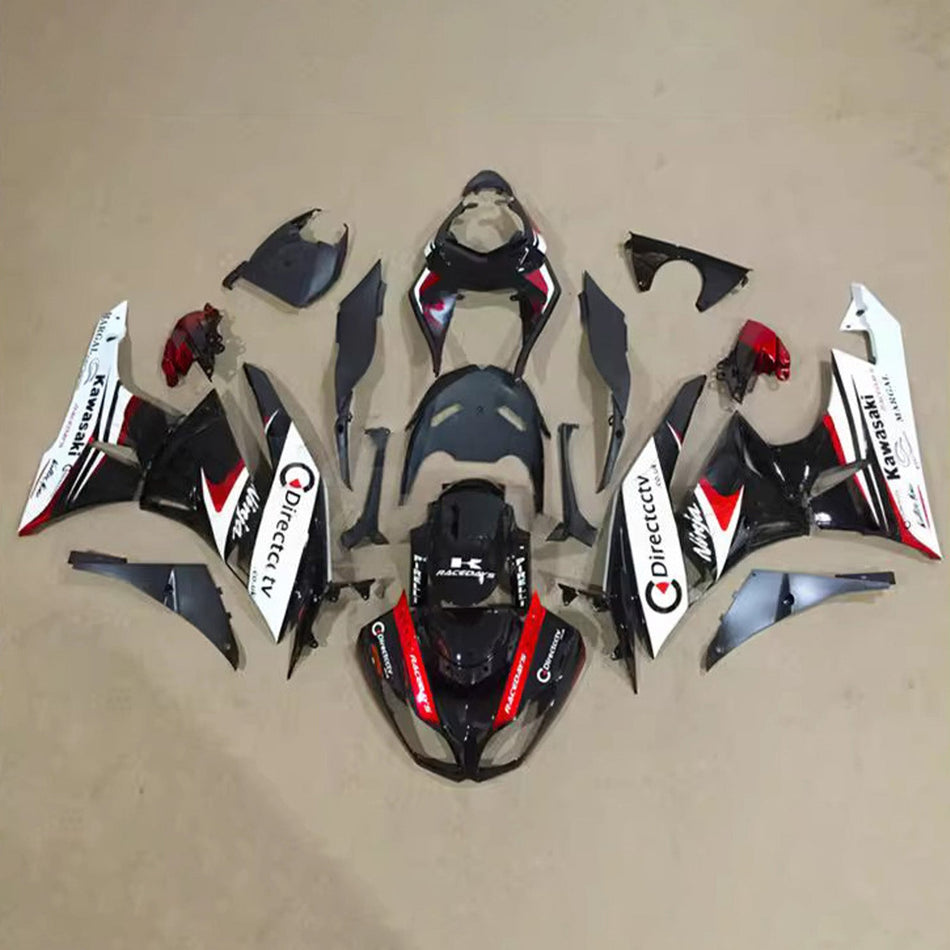 インジェクションフェアリングキット ボディワーク プラスチック ABS カワサキ ZX6R 636 2009-2012 に適合