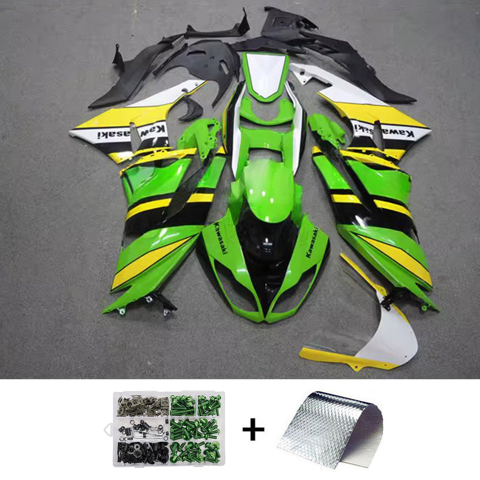 インジェクションフェアリングキット ボディワーク プラスチック ABS カワサキ ZX6R 636 2009-2012 に適合