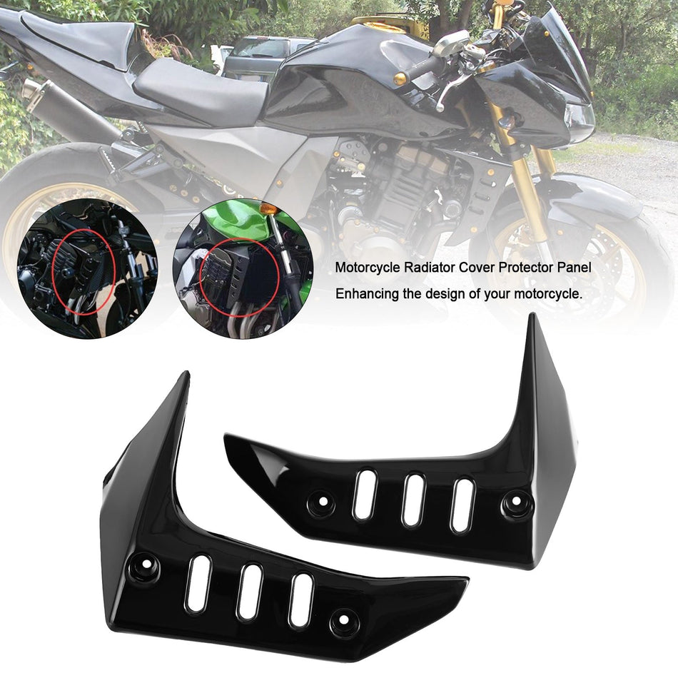 オートバイラジエーターカバープロテクターパネル カワサキ Z750 2004-2007 汎用