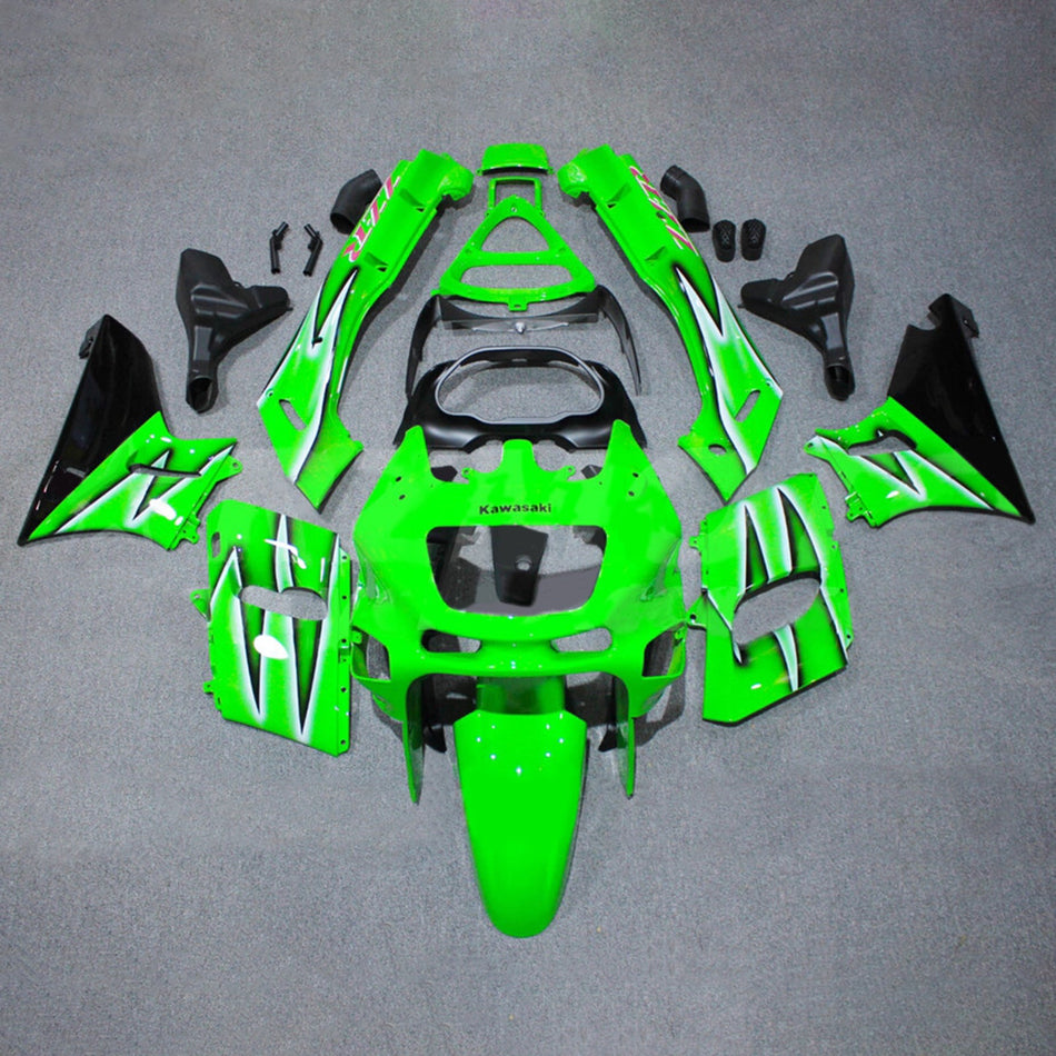 インジェクションフェアリングキット ボディワーク プラスチック ABS カワサキ ZZR400 1993-2007 ZZR600 1998-2003 に適合