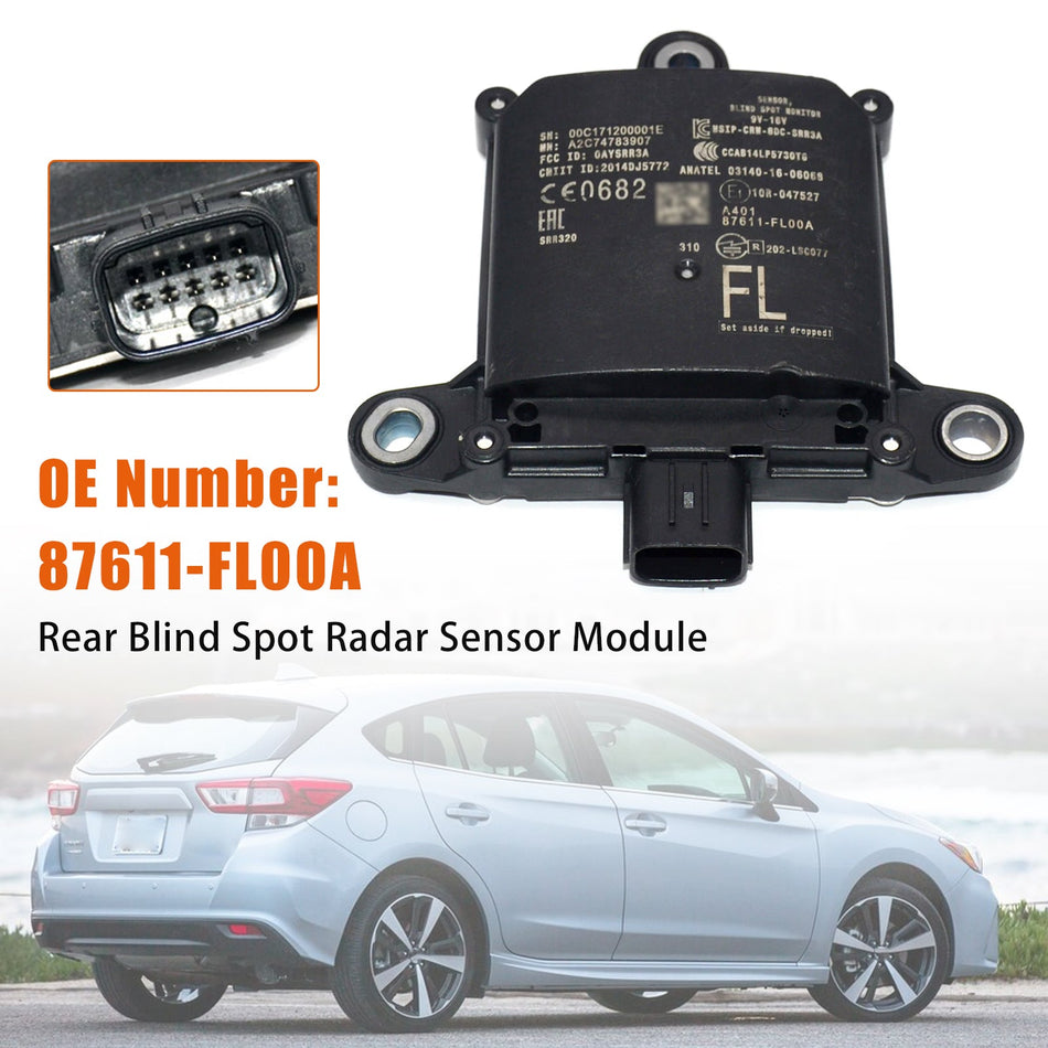 2019年式スバル アセント用レーダーユニット リアブラインドスポットレーダーセンサーモジュール 87611-FL00A