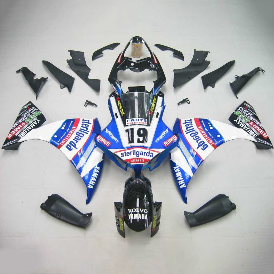 2012-2014 ヤマハ YZF 1000 R1 Amotopart インジェクションフェアリングキット ボディワーク プラスチック ABS #108