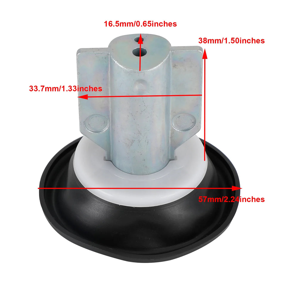 1x カワサキ ZZR400 ZZR 400 ダイヤフラムキャブレターメンブレン