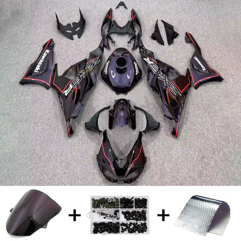 インジェクションフェアリングキット ボディワーク プラスチック ABS カワサキ ZX-6R 2024-2025 に適合