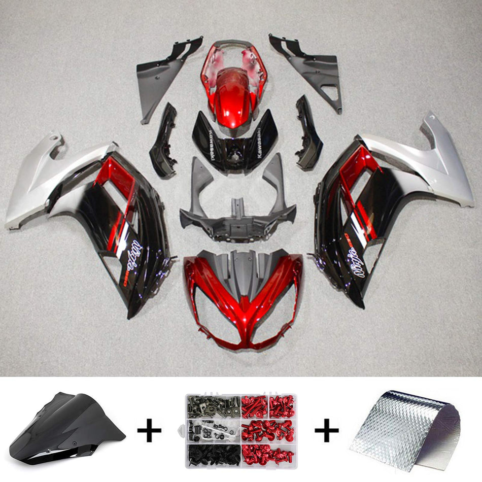 2012-2016 カワサキ ER6F Ninja650 Amotopart インジェクションフェアリングキット ボディワーク プラスチック ABS #111