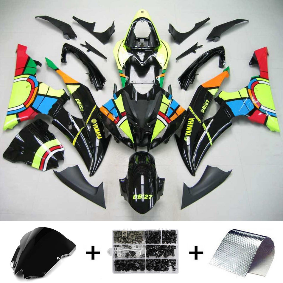 2008-2016 ヤマハ YZF 600 R6 Amotopart インジェクションフェアリングキット ボディワーク プラスチック ABS #141