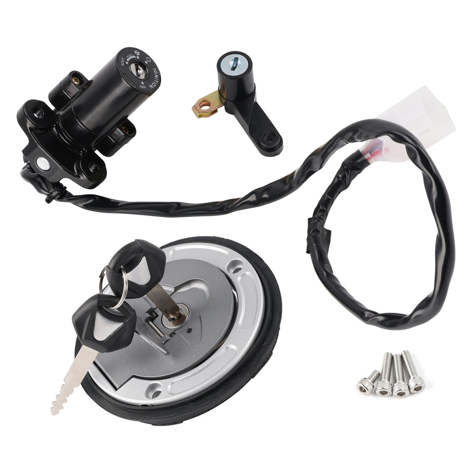 ヤマハ MT03 MT-03 MT-25 2020-2024用 イグニッションバレル シートロック 燃料キャップセット