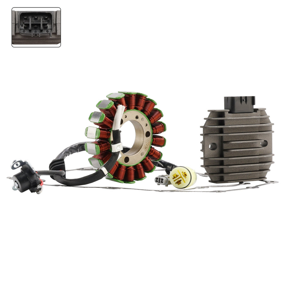 2010-2021 ヤマハ YFZ450R スペシャルエディション ステーターレギュレーターガスケットキット 18P-81410-00 18P-81410-02