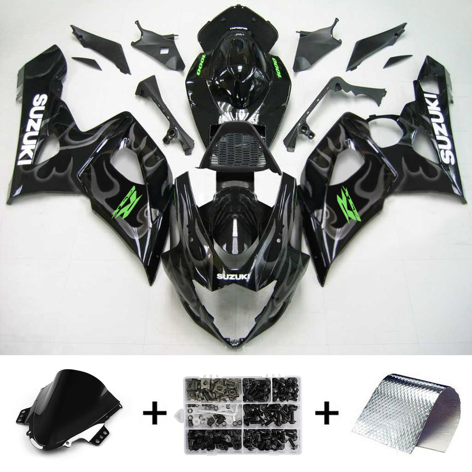 2005-2006 スズキ GSXR1000 K5 Amotopart インジェクションフェアリングキット ボディワーク プラスチック ABS #142