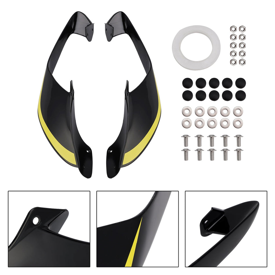 2021-2024 ヤマハ YZF R1 R1M フロントサイドウィングレット ウィングスポイラーフェアリング