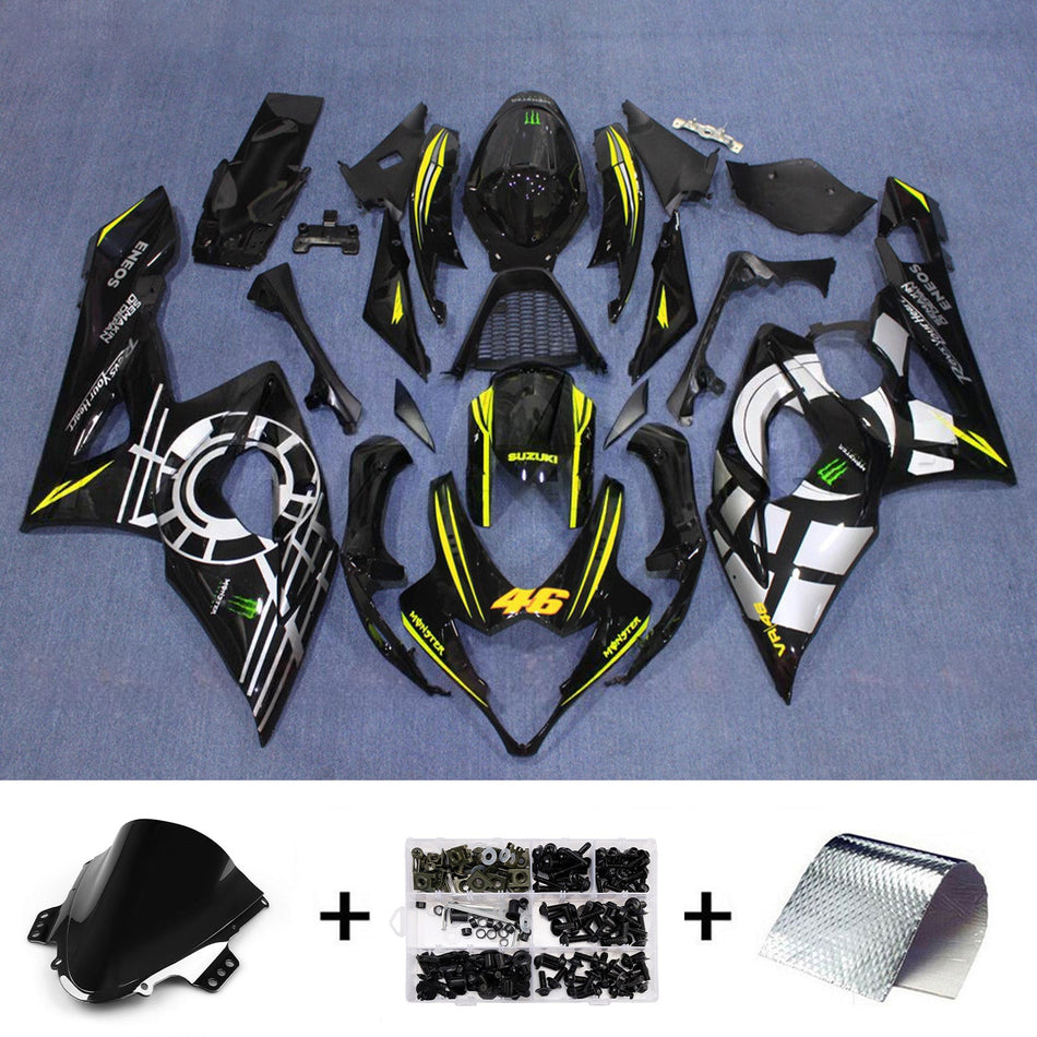 スズキ GSXR1000 2005-2006 K5 用 インジェクションフェアリングキット ボディワーク プラスチック ABS