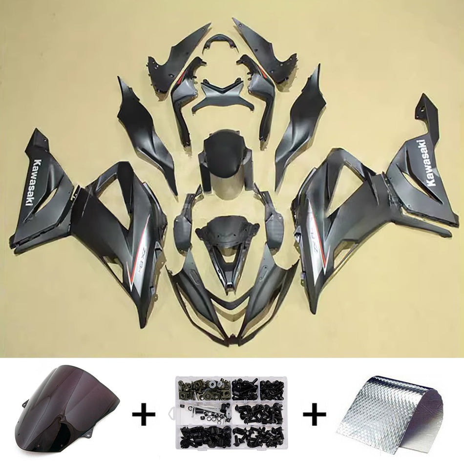 インジェクションフェアリングキット ボディワーク プラスチック ABS カワサキ ZX6R 636 2013-2018 に適合