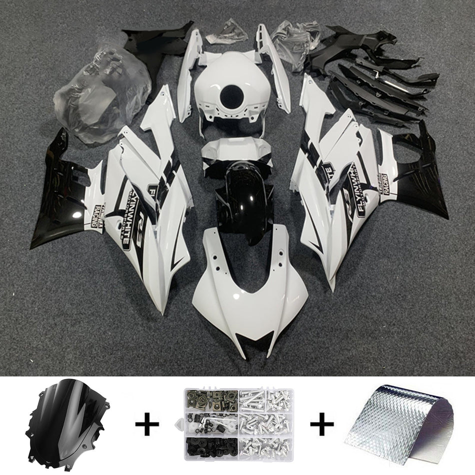 2019-2021 ヤマハ YZF-R3 R25 インジェクションフェアリングキット ボディワーク プラスチック ABS