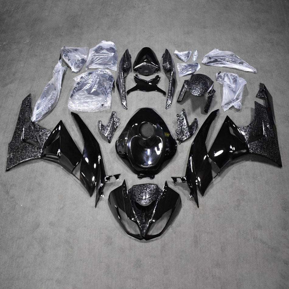 インジェクションフェアリングキット ボディワーク プラスチック ABS カワサキ ZX6R 636 2009-2012 に適合