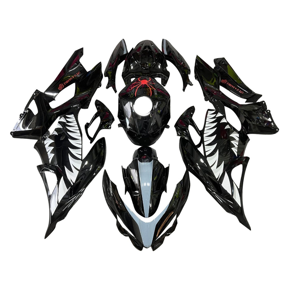 インジェクションフェアリングキット ボディワーク プラスチック ABS カワサキ EX400 Ninja400 2018-2024 に適合