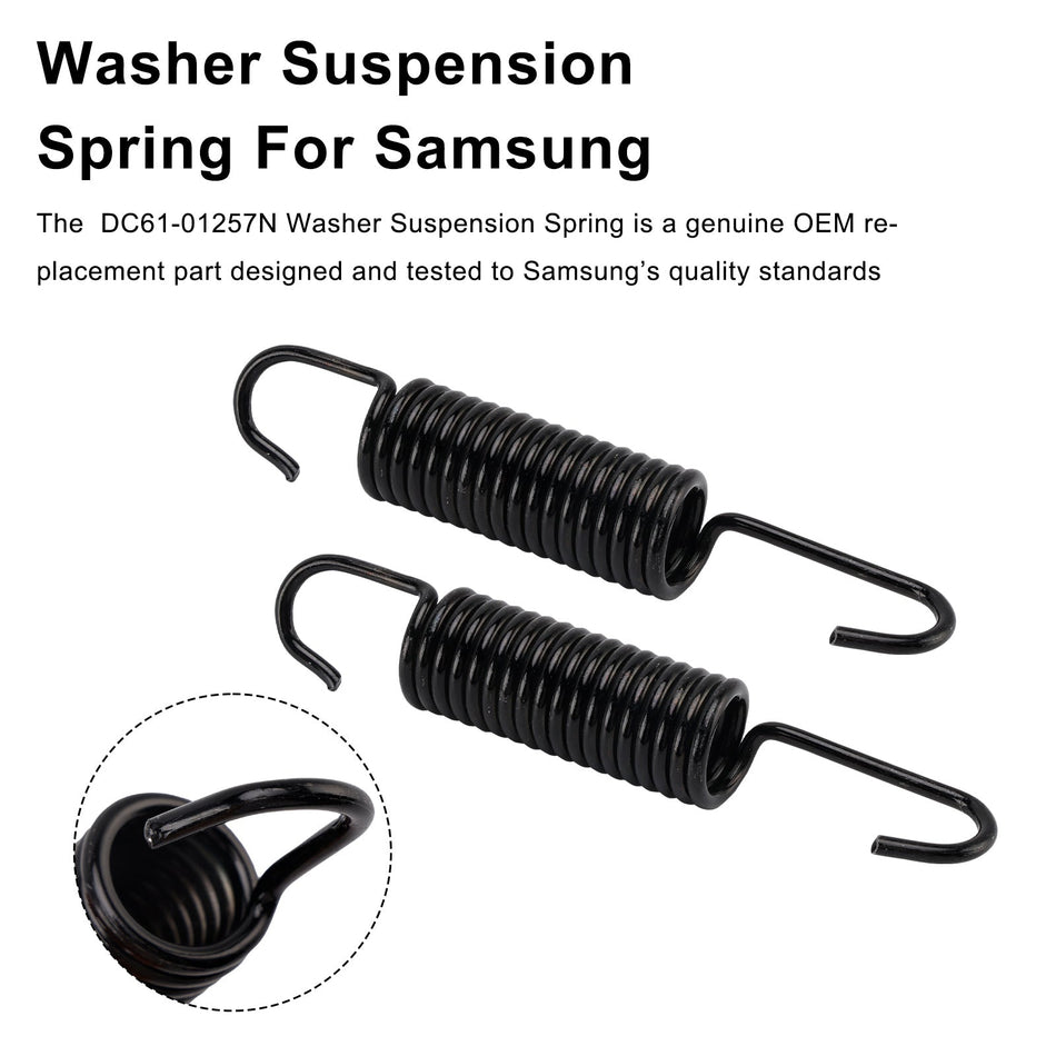 2PC DC61-01257N ワッシャーサスペンションスプリング Samsung用 592-49396 592-49474 交換用