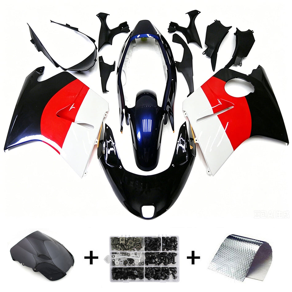 ホンダ CBR1100XX スーパーブラックバード 1996-2007 用 ABS樹脂製インジェクションフェアリングキット
