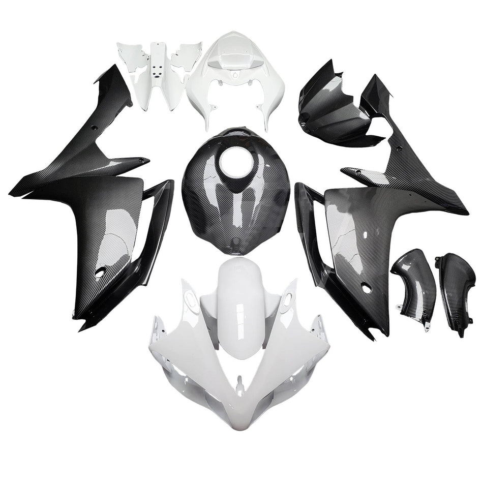 ヤマハ YZFR1 YZF-R1 2007-2008 用 インジェクションフェアリングキット ボディワーク プラスチック ABS