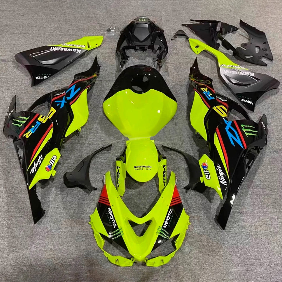インジェクションフェアリングキット ボディワーク プラスチック ABS カワサキ ZX-6R 2024-2025 に適合