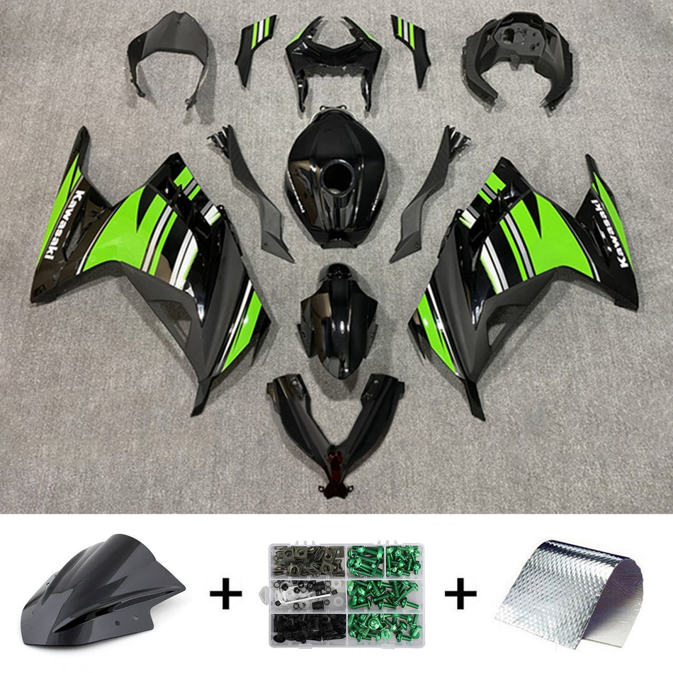 2013-2024 カワサキ EX300/Ninja300 インジェクションフェアリングキット ボディワーク プラスチック ABS