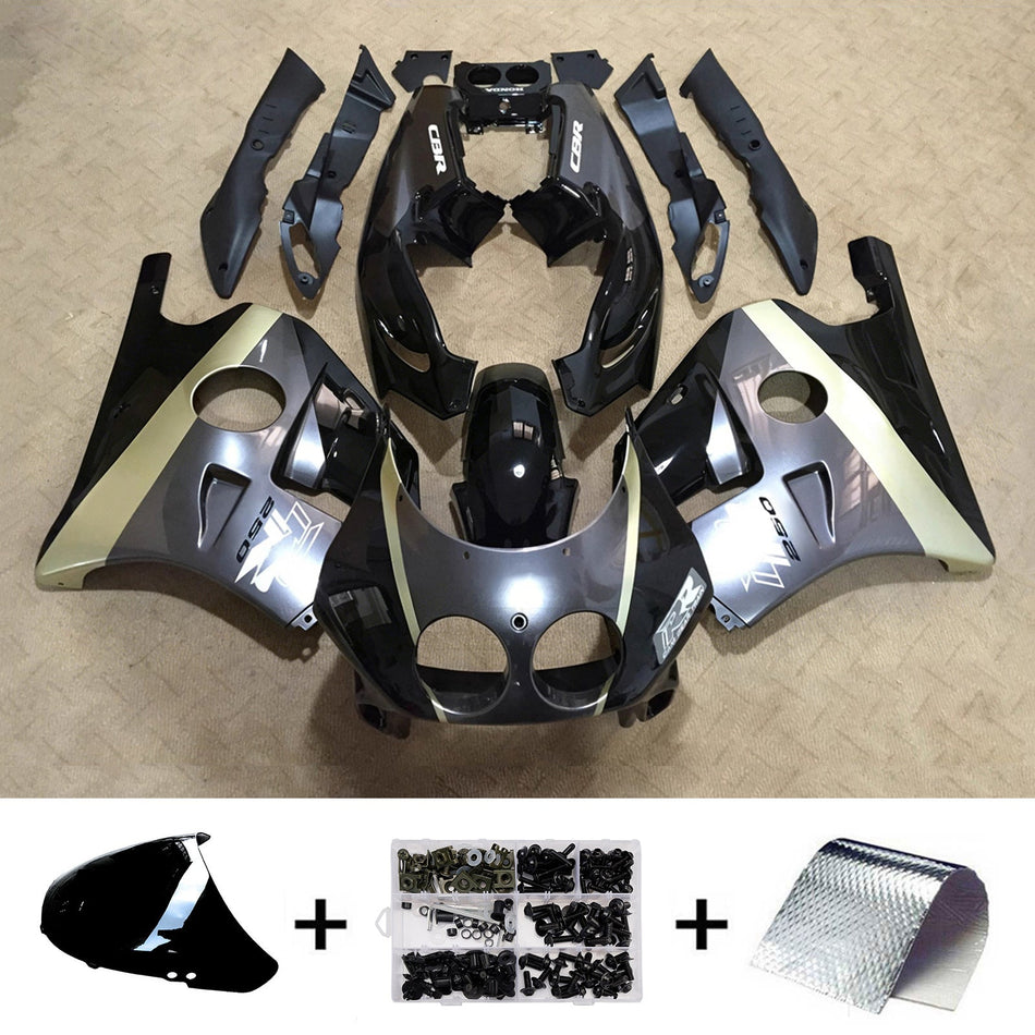 ホンダ CBR250RR MC22 1990-1998 用射出成形フェアリングキット ボディワーク プラスチック ABS