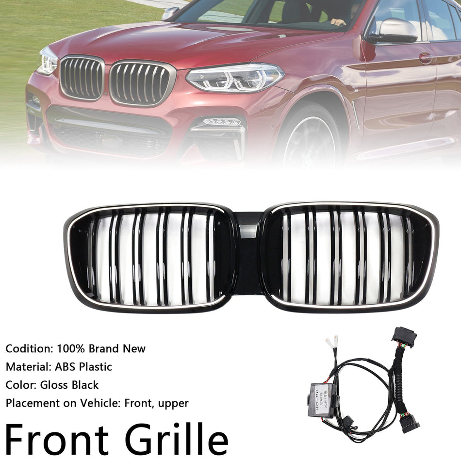 2018-2021 BMW X4 G02 プレフェイスリフト フロントキドニーメッシュグリル グリル 51138469959 51138469959