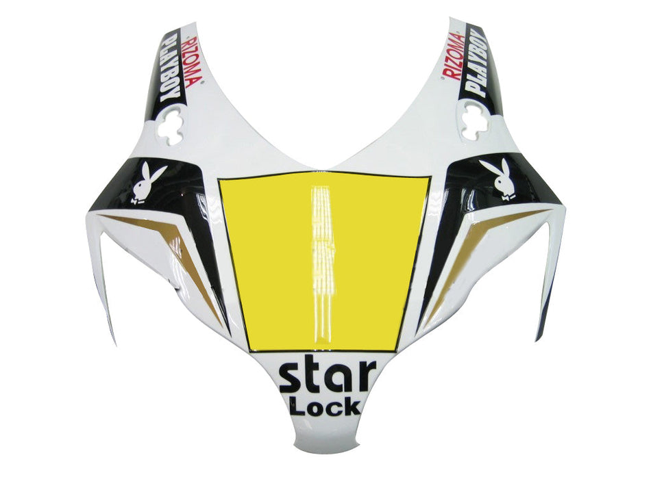 2008-2011 ホンダ CBR 1000 RR ブラック ホワイト プレイボーイ レーシング フェアリング ジェネリック