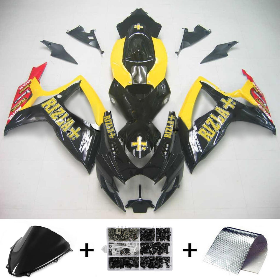 2006-2007 スズキ GSXR 600/750 K6 Amotopart インジェクションフェアリングキット ボディワーク プラスチック ABS #156