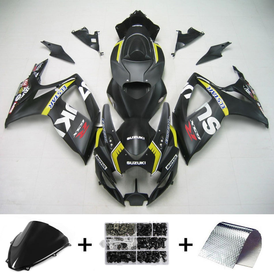 2006-2007 スズキ GSXR 600/750 K6 Amotopart インジェクションフェアリングキット ボディワーク プラスチック ABS #154