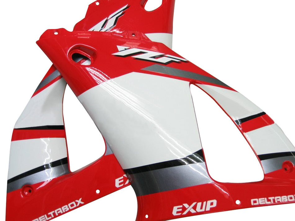 2000-2001 ヤマハ YZF-R1 レッド ホワイト ブラック R1 レーシング フェアリング ジェネリック