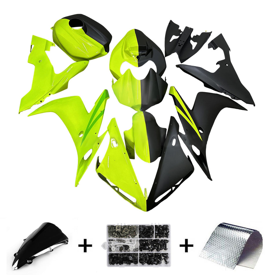 インジェクションフェアリングキット ボディワーク プラスチック ABS ヤマハ YZFR1 YZF-R1 2004-2006用