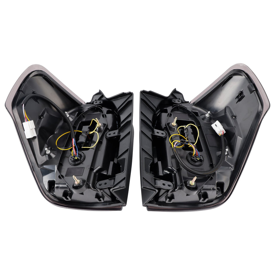 トヨタ 4Runner 2010-2024用 ブラックアニメーションシーケンシャルリアランプ 2個 LEDテールライト 12W