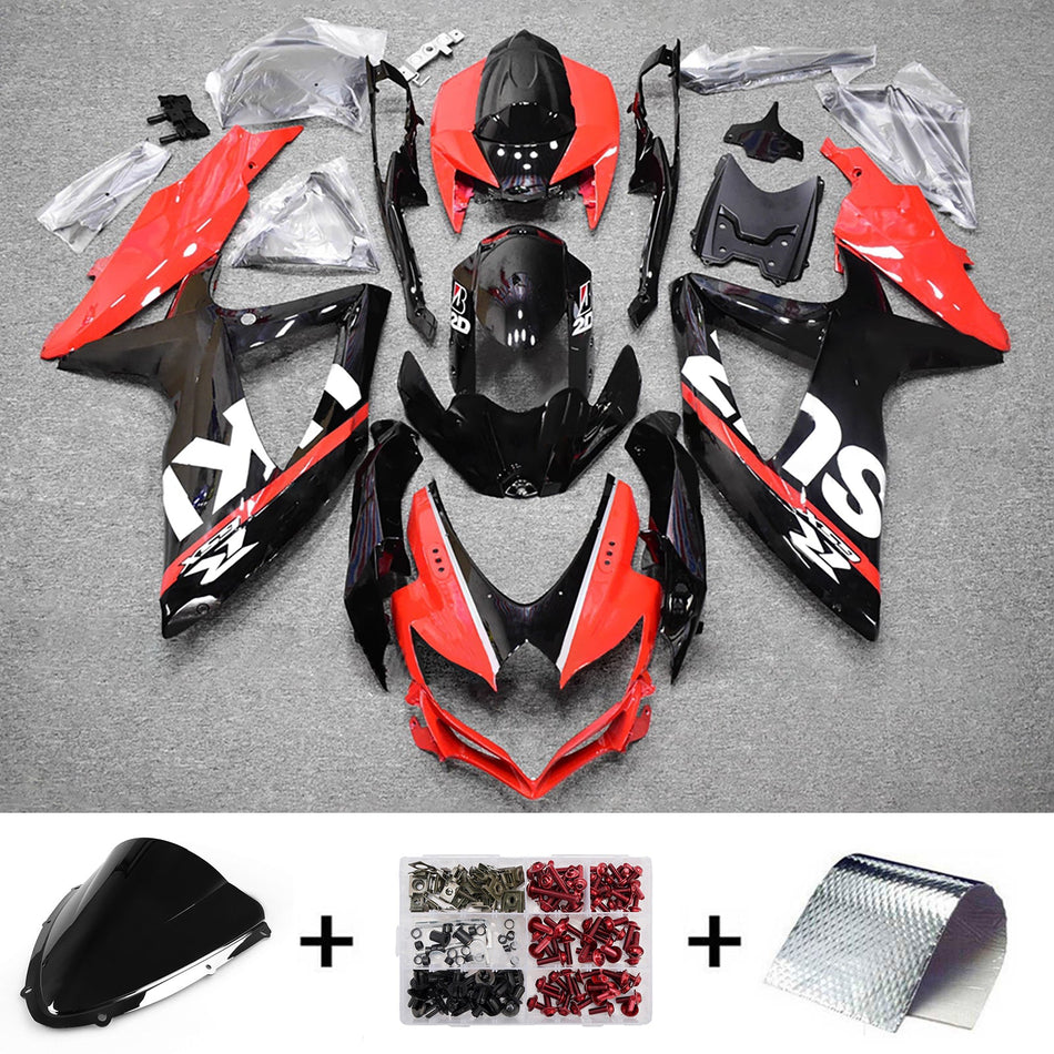スズキ GSXR 600/750 2008-2010 K8 用 インジェクションフェアリングキット ボディワーク プラスチック ABS