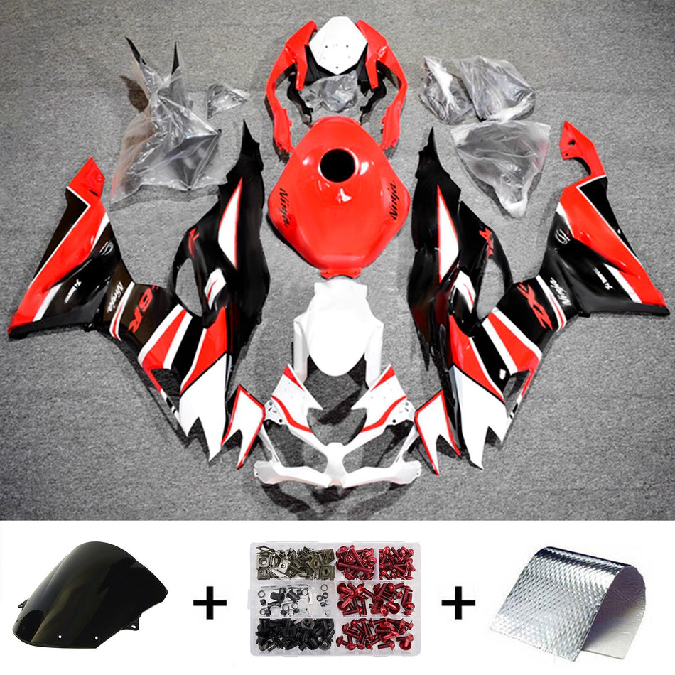 インジェクションフェアリングキット ボディワーク プラスチック ABS カワサキ ZX6R 2019-2023 に適合