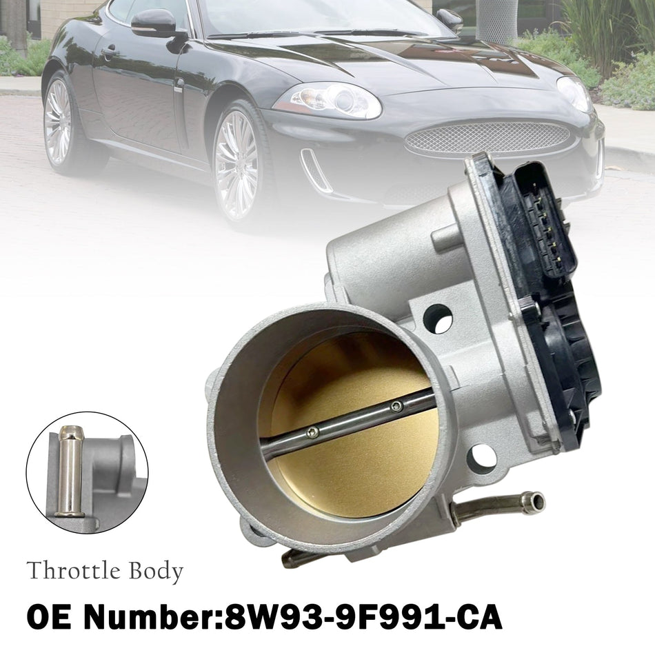 2010年式ジャガーXF用スロットルバルブアセンブリ、5.0Lスロットルボディアセンブリ 8W93-9F991-CA