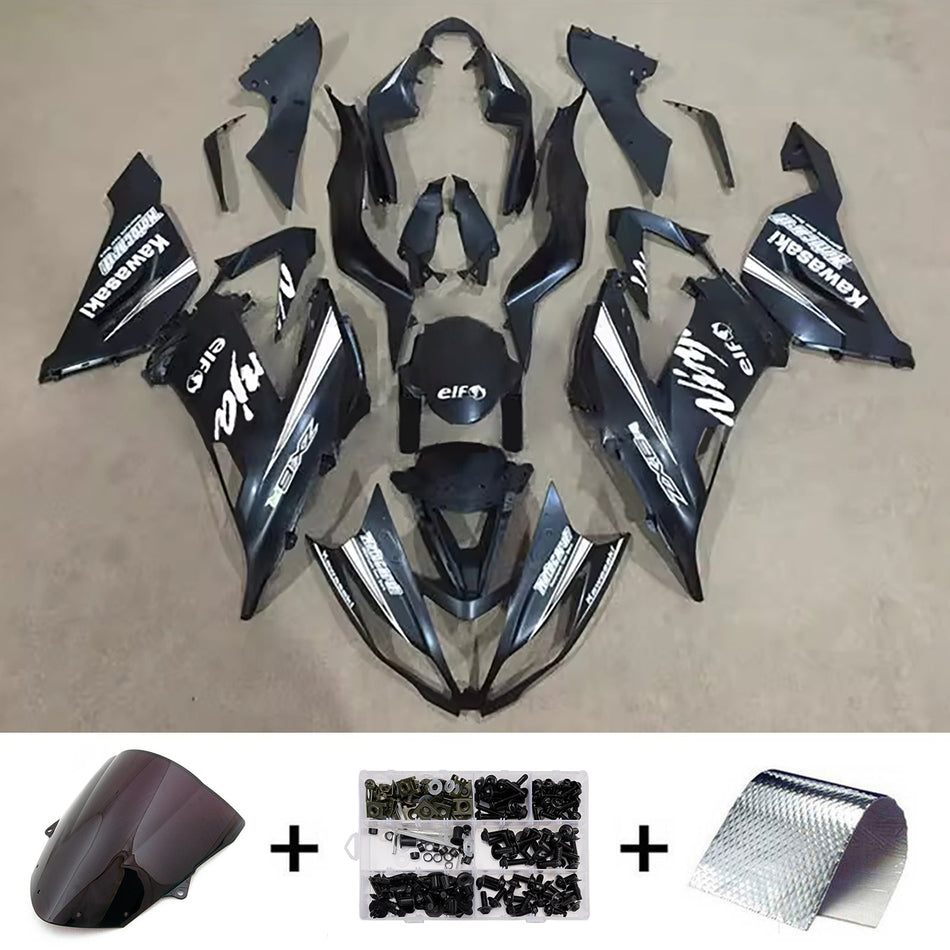 インジェクションフェアリングキット ボディワーク プラスチック ABS カワサキ ZX6R 636 2013-2018 に適合