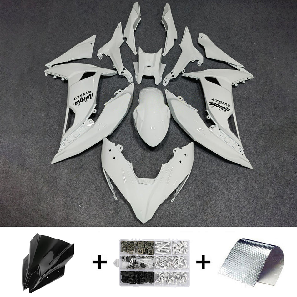2017-2019 Kawasaki ER6F/Ninja650R インジェクションフェアリングキット ボディワーク プラスチック ABS#116