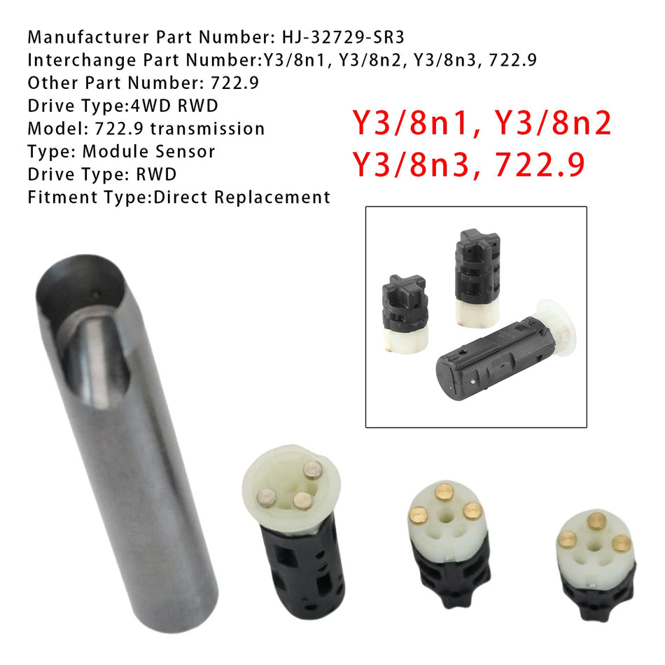 メルセデスベンツ 7G 722.9 プレート Y3/8n1 Y3/8n2 Y3/8n3 用新コントロールモジュールセンサー
