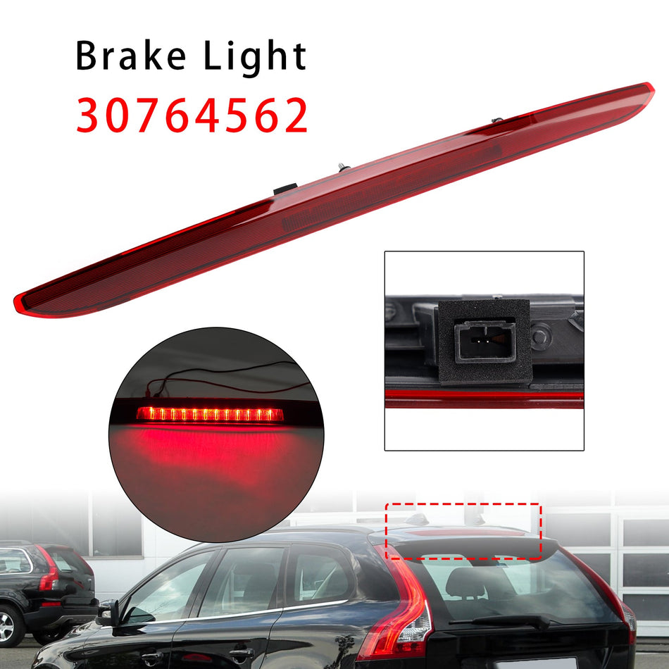 2008-2017年式ボルボXC60用リアサードブレーキランプ 30764562 31420367 レッド