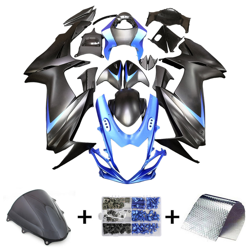 2011-2024 スズキ GSXR 600/750 K11 Amotopart インジェクションフェアリングキット ボディワーク プラスチック ABS #101