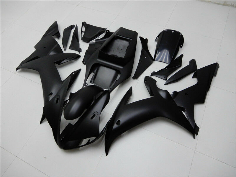 2002-2003 ヤマハ YZF R1 Amotopart フェアリング マット ブラック キット