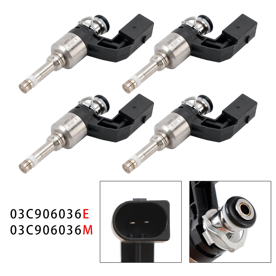 4 個燃料インジェクター VW ゴルフ V VI ポロアウディ A1 1.4L 03C906036E 03C906036M